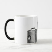 Dapper teckel klaar voor avontuur magische mok (Links)