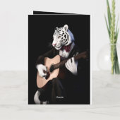 Dapper Tiger – Sophisticated Greeting Card Kaart (Achterkant)