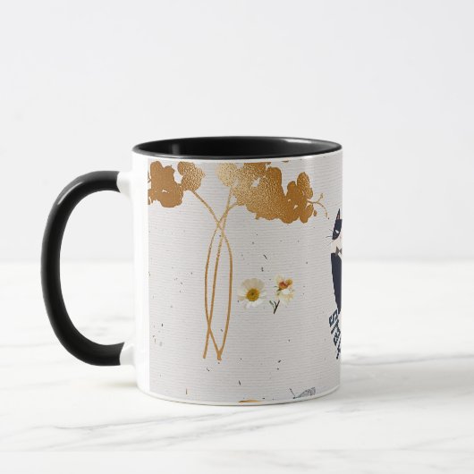 Dapper Tuxedo Cat Celebration Coffee & Tea Mug Mok (Links)