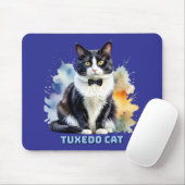 Dapper Tuxedo Cat Muismat (Met muis)