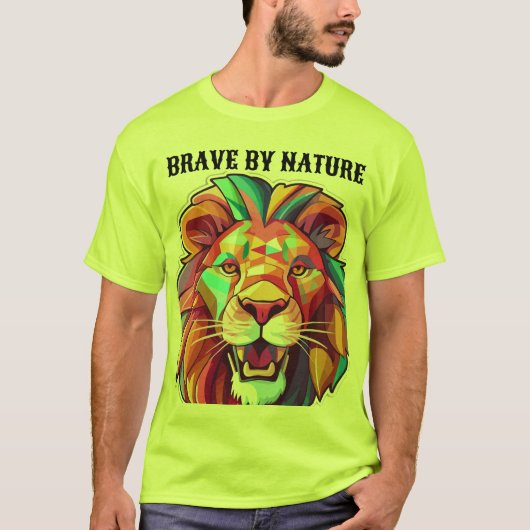 Dapper van Natuur - Lion Instinct T-shirt (Voorkant)
