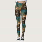 Dapper Victoriaans Fox-Leggings Leggings (Voorkant)