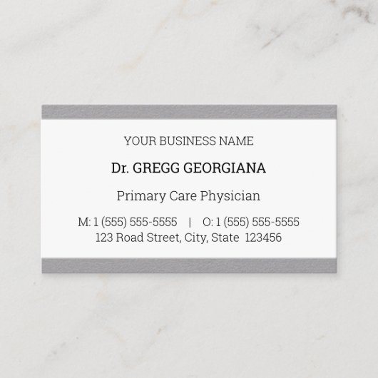 Dapper, Visitekaartje voor beroepsbeoefenaren in d (Voorkant)