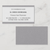 Dapper, Visitekaartje voor beroepsbeoefenaren in d (Voorkant / Achterkant)