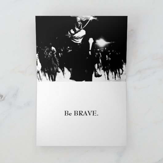 Dapper Wenskaart. Kaart (Binnen)