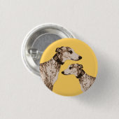 Dapper Whippets Button (Voorkant /achterkant)