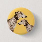 Dapper Whippets Button (Voorkant)
