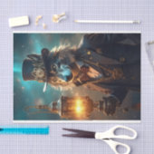 Dapper Wolf Tissuepapier (Craft)