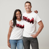 Dappere ABSTRACTE BLOEM Kunst Design T-shirt (Unisex)