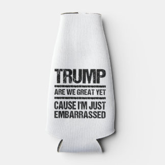 Dappere anti-Trump-verklaring - Zijn we nu al gewe Flesjeskoeler