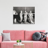 Dappere Aviateurs, 1919 Canvas Afdruk (Insitu (Woonkamer))