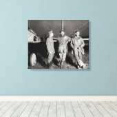 Dappere Aviateurs, 1919 Canvas Afdruk (Insitu (Houten vloer))