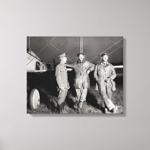 Dappere Aviateurs, 1919 Canvas Afdruk