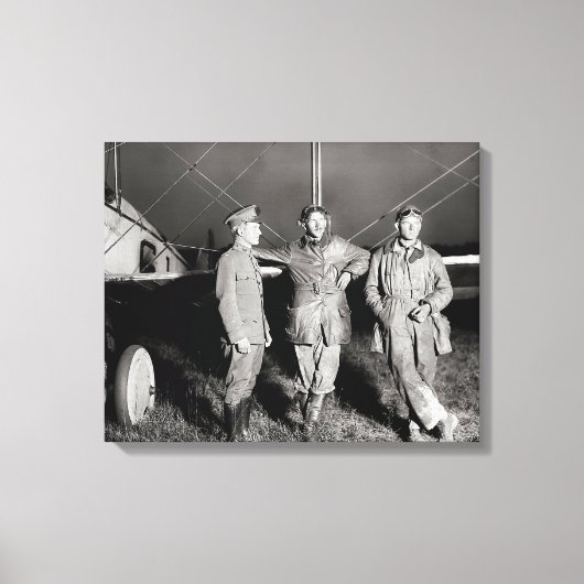 Dappere Aviateurs, 1919 Canvas Afdruk (Voorkant)