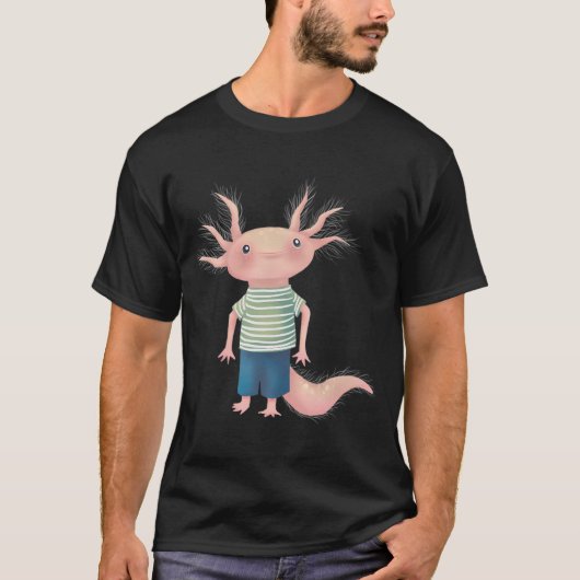 Dappere axolotl t-shirt (Voorkant)