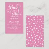 Dappere Baby Het is koud buiten Kaart (Voorkant / Achterkant)