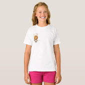 Dappere Barber Leeuw Stylist Kinderen T-shirt (Voorkant volledig)