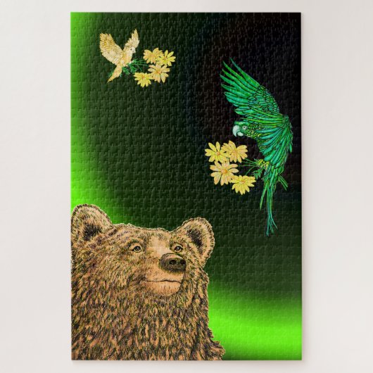 Dappere Beer Legpuzzel (Verticaal)
