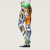 Dappere Botanische Tijgerwelp Leggings (Links)