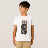 Dappere Cardigan Fret Kinderen T-shirt (Voorkant volledig)