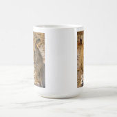 Dappere en moedige Leeuw Koffiemok (Center)