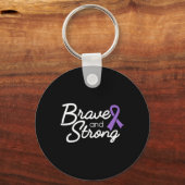 Dappere en sterke Heimerheimer en epilepsie oorlog Sleutelhanger (Voorkant)