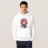 Dappere en Vrije Adelaar Hoodie (Voorkant volledig)