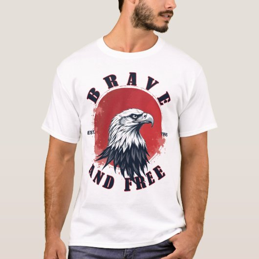 Dappere en Vrije Adelaar T-shirt (Voorkant)