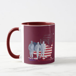 Dappere harten maroon mok