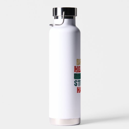 Dappere harten, sterke handen waterfles (Rechts)