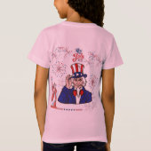 Dappere harten viering bleke roze t-shirt (Achterkant)