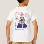 Dappere harten viering wit t-shirt (Achterkant)