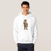 Dappere Heren Hond Hoodie (Voorkant volledig)