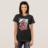 Dappere Hond - Cartoon Ontwerp T-shirt (Voorkant volledig)