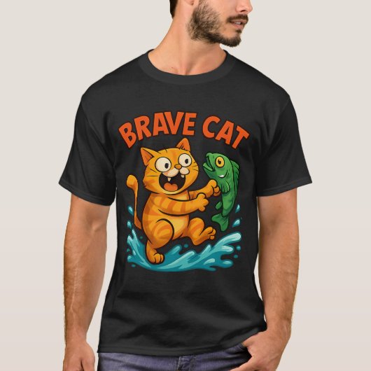 Dappere Kat T-shirt (Voorkant)