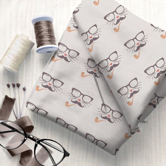 Dappere Katten Intellectueel #2 ID1073 Stof