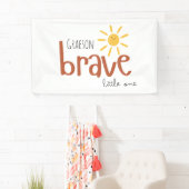 dappere kleine gepersonaliseerde Indoor Banner Sig (Insitu)