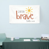 dappere kleine gepersonaliseerde Indoor Banner Sig (Beurs)