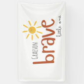 dappere kleine gepersonaliseerde Indoor Banner Sig (Verticaal)