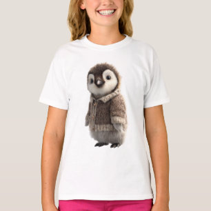 Dappere Kleine Pinguïn Trui Kuiken Kinderen T-shirt