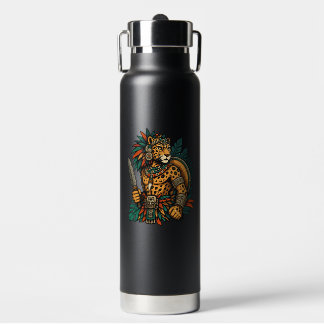 Dappere Krijger van de Jaguar Stam Waterfles