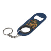 Dappere krijger van de Jaguarstam Mini Flessenopener (Voorkant Gekanteld)