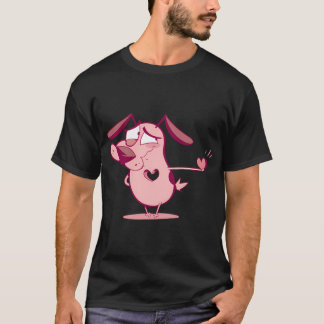 Dappere laffe hond t-shirt
