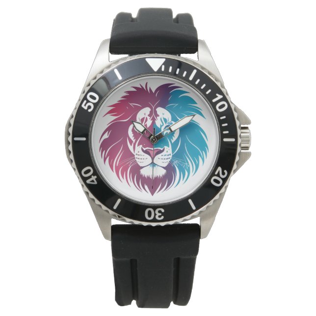 dappere leeuw Watch Horloge (Voorkant)
