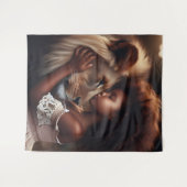 dappere liefde wandkleed (Voorkant (horizontaal))