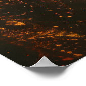 Dappere middeleeuwse ridder close-up Poster (Hoek)