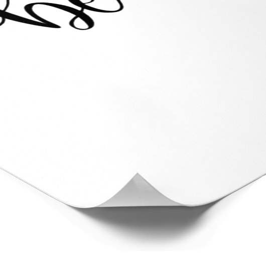 dappere minimalistische moderne Inspirerend hartsl Poster (Hoek)