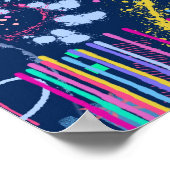 Dappere Ontdekkingsreiziger: Abstract Maximalisme  Poster (Hoek)