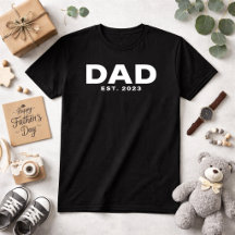 Dappere papa gevestigde nieuwe papa T-shirt