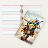 Dappere piloot, auteur Natasha Us Notitieboek (Binnen)